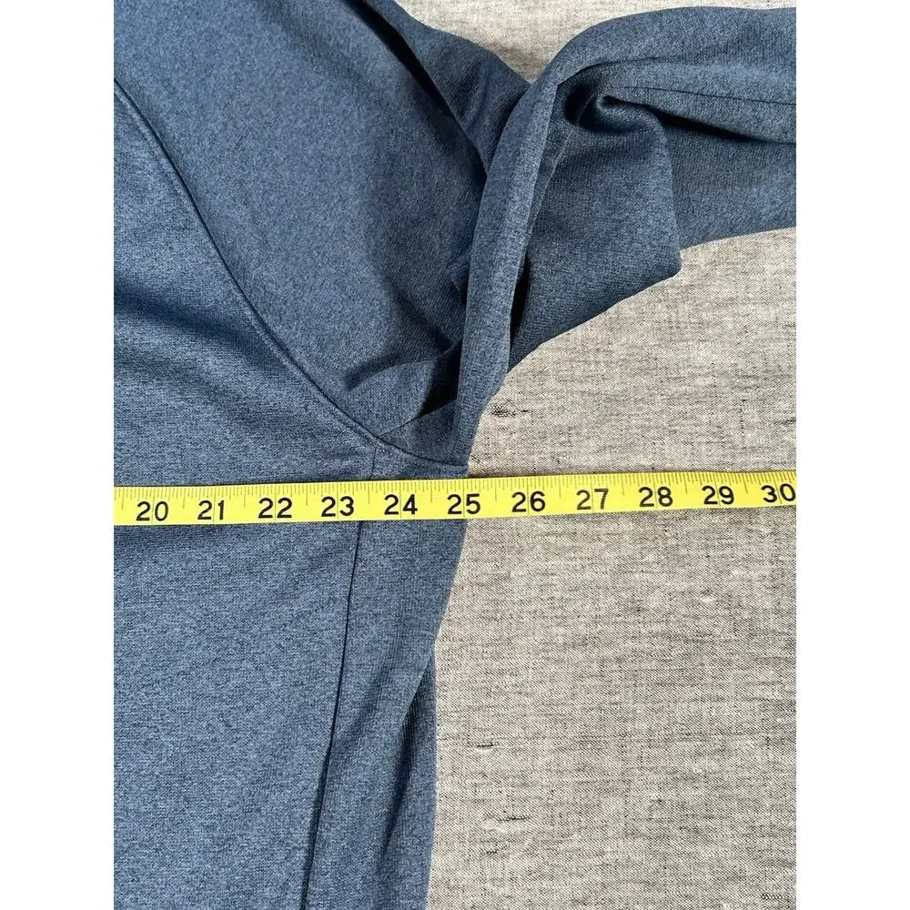 The North Face 1/2-Zip Pullover Mens Extra Large Blue Activewear Fleece Sweater